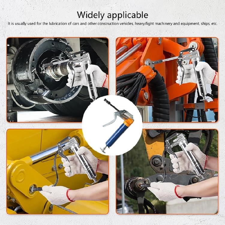 Convenient 120cc High Pressure Oil Grease Guns for Precise Lubrication Application, Heavy Duty Machines Mechanical Work