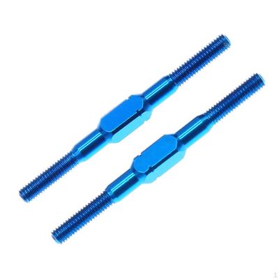 2Pcs 3x42mm Turnbuckle Shaft Aluminum Alloy Parts for 54250 W202 RC Car Accessory