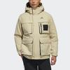 adidas Down Jackets Men's Grassland Brown Moderate GP2917