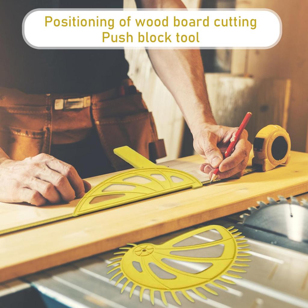 Table Saws Woodworking Push Block Plastic Wood Saw Push Stick Single Adjustments Seamless Router Table Auxiliary Tool