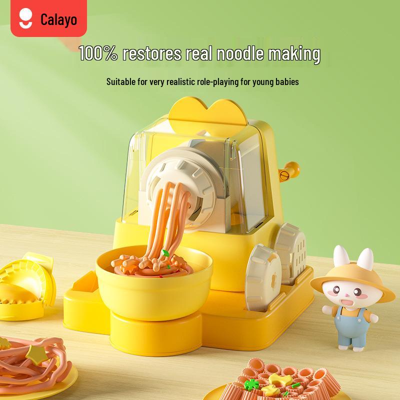 Caleyou Ultra-Light Non-Toxic Clay Noodle Maker - Safe Children's Toy