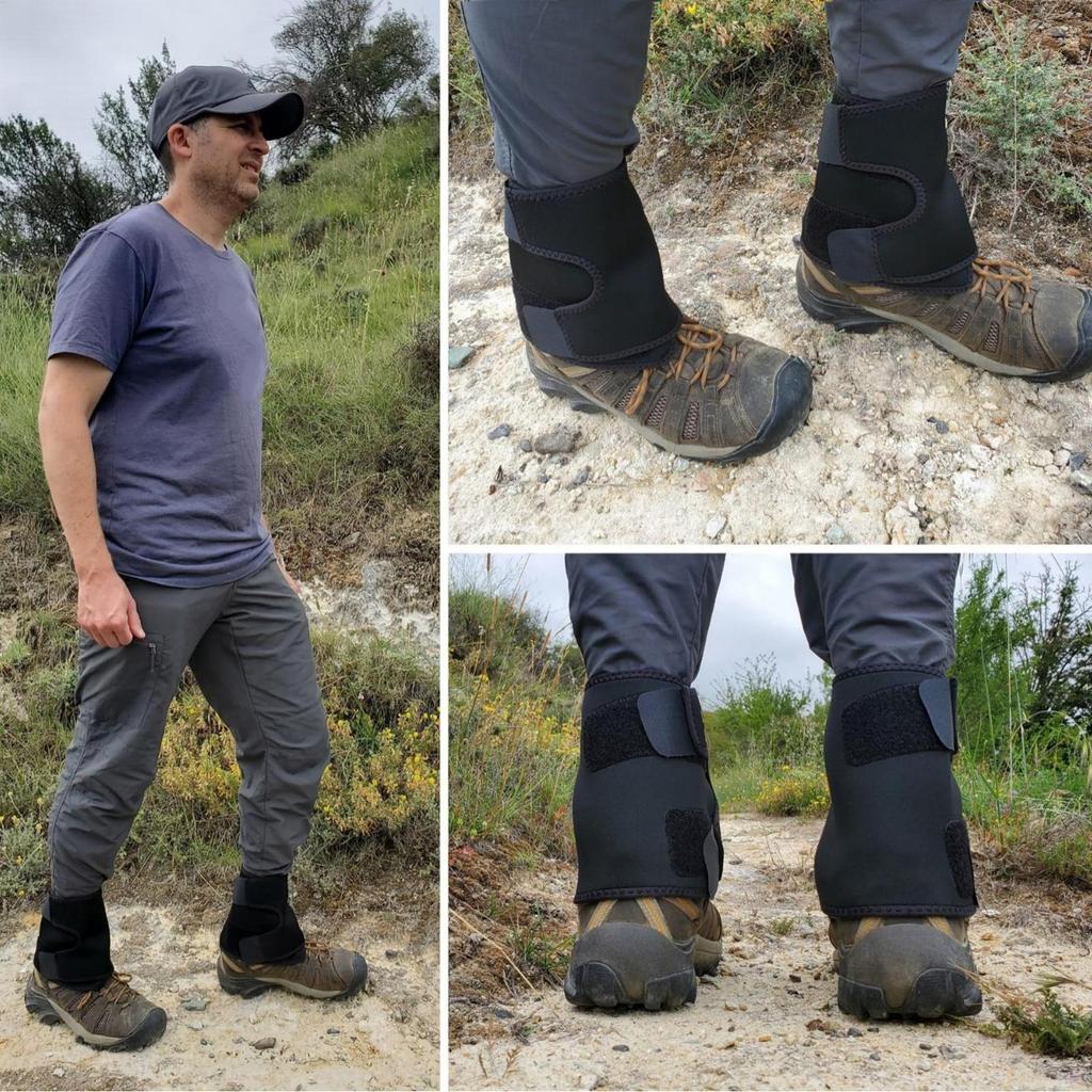 Outdoor Waterproof Hiking Gaiters, Full Protection Lightweight for Lower Legs Against Mud Snow Debris, Trekking Hunting Climbing