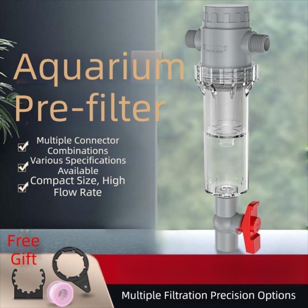 1/2 Thread Fish Waste Collector Precision Filtration Water Filter Valve Garden Pool