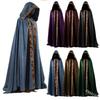 Fashion New Hooded Long Cape Cloak Retro Halloween Dress Stage Costume Women Dress Female
