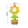 With Colorful Lighting Bubble Machine Seven Color Sunflower Swing Dance Bubble Maker Machine