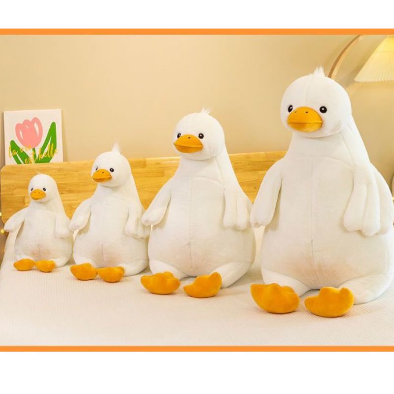 Duck Yellow Big Goose Plush Toy Doll Throw Pillow Gift Comfortable Durable Soft
