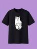 T-shirt avec un imprimé chat Ripndip