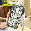 Back Cover Silicone Phone Case For Nokia G22 Dirt-resistant Ring Soft case Cute Panda Waterproof Kickstand Durable
