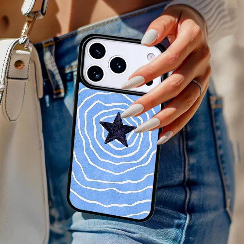 Colorful Stars Phone Case For iPhone 17 Air 14 15 13 12 Max Cover For Apple 14 15 16 16e 11 Pro Max Plus Coque