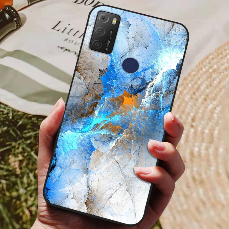 For TCL 20Y 20E 6125F Case Silicone Soft TPU Phone Cover for TCL 20Y 6156D Case Bumper for TCL20Y TCL20E Flower Animals Coques