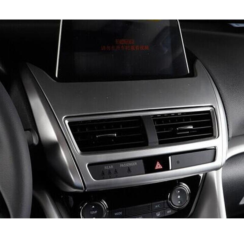 Stainless Steel Rearview Mirror Adjust Switch Cover Trim  Gear Box Panel Frame For Mitsubishi Eclipse Cross 2017 2018 -