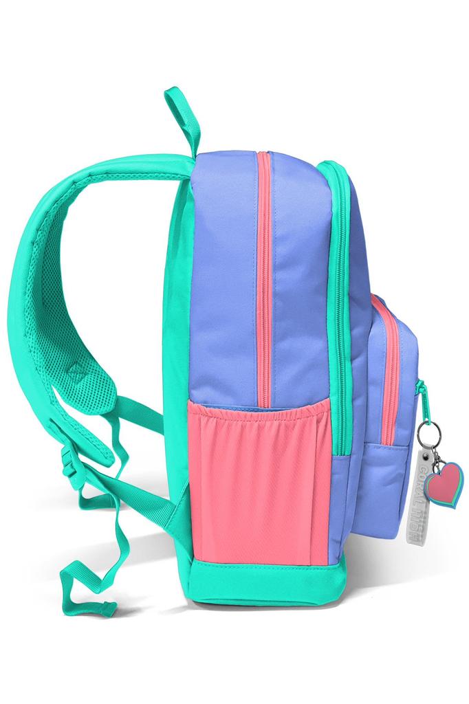 coral high Tiefblauer Schulrucksack 23641