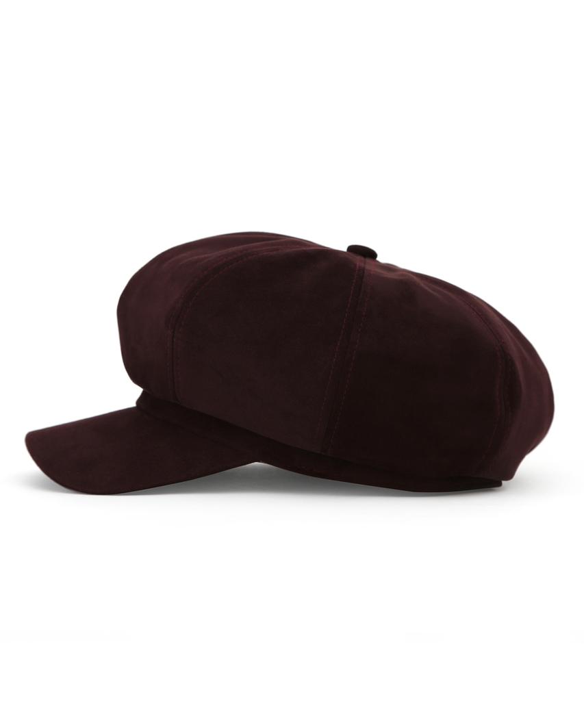 Eondeokeonteulolseutyudio Suede Hunting Cap Castro Beret / T Suede / D Wine