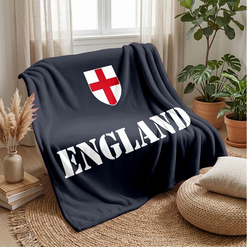 England national football team Theme blanket Soft Flannel Blanket Plush Throw Blanket Cozy Sofa Bed Blanket for Home Decor