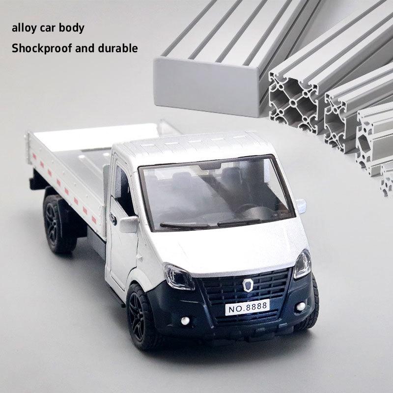 Mini Realistischer LKW Heimdekoration Geburtstagsgeschenk Für Kinder Jungen Die Tür Kann Geöffnet Werden Büromöbel Schreibtischornamente