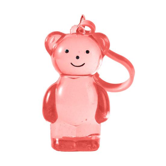 Clear Bear Squeeze Toy with Hanging Buckle Stress Relief Bear Sensory Toy Slow Rising Sugar Stress Ball Decompression Animal Toy