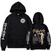 Anime Death Note Light Yagami Manga Print Unisex Fashion Long Sleeve Loose Hoodie Streetwear Women And Men T-shirt