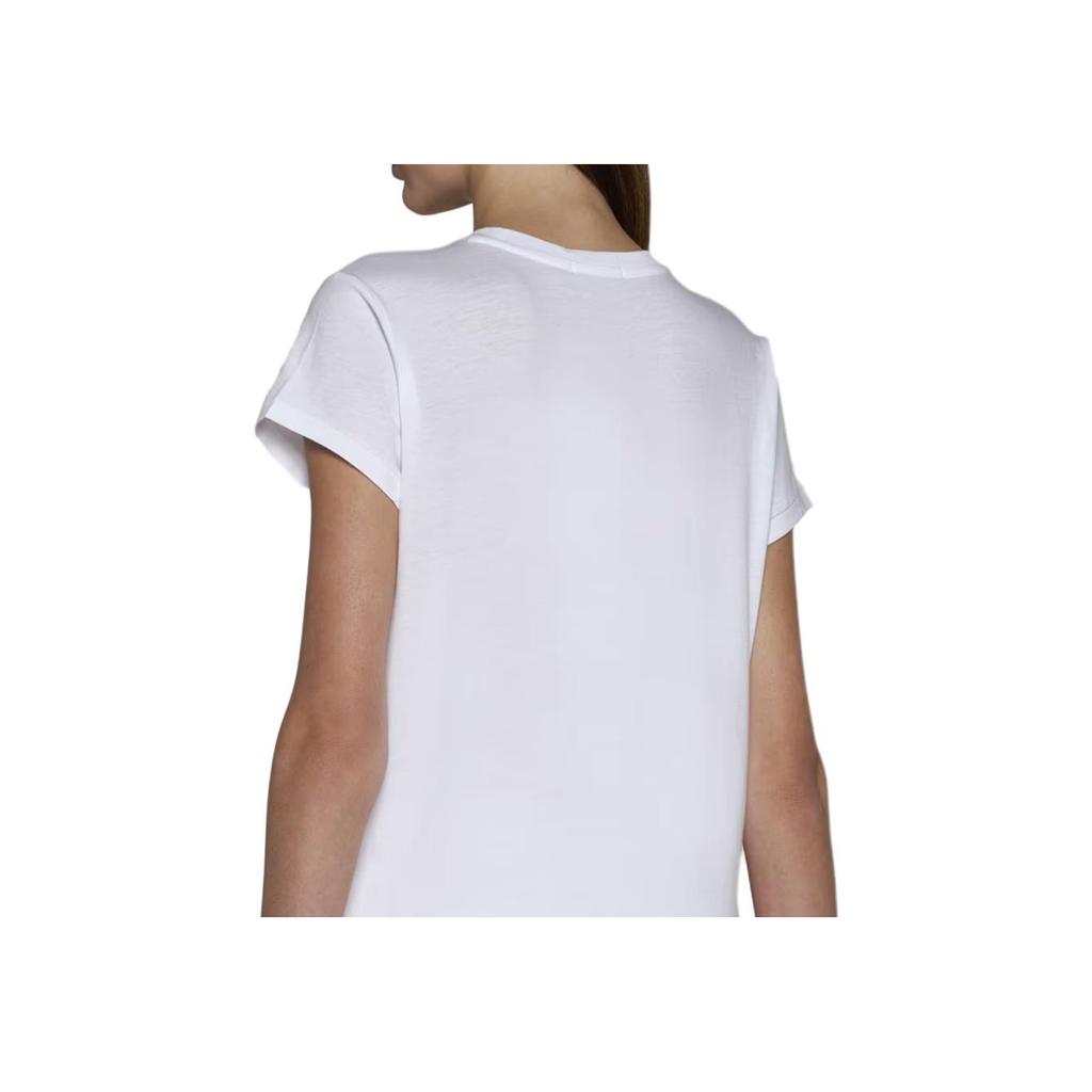 Polo Ralph Lauren T-Shirt SS23 Rundhals-Pullover Unifarben Kurzarm Damen Oberteile Weiß 313827451-001