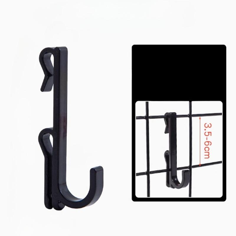 30pcs Nail-Free Plastic Display Hooks, Key Hooks, Reusable, Easy Install & Remove,For Home,Craft Show, Retail Store, Stall Hooks