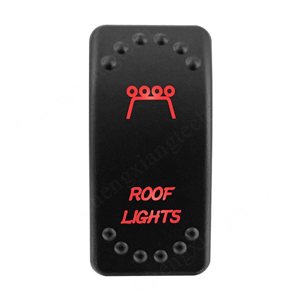 12V 20A Red Led Light Spot Lights Bar Rocker Switch Waterproof Toggle for Car Boat Marine ARB/CARLING/NARVA/4x4 Switch Replace Battery Switches5