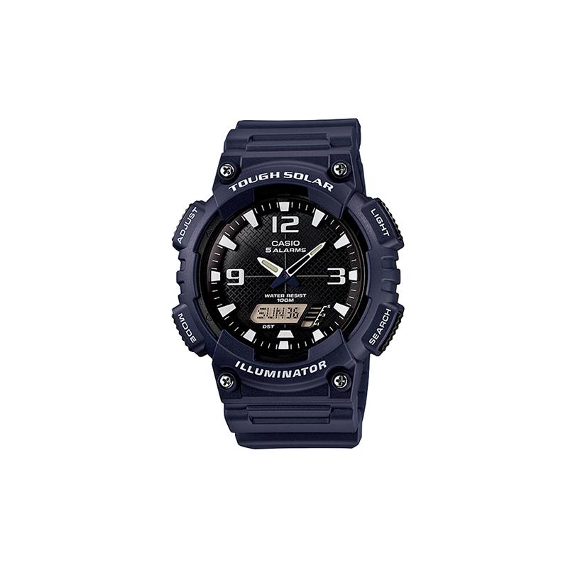 

Casio DIGITAL Series-Disc Fashionable Casual Street Style Classic Pointer Dual Display Sports Waterproof Quartz Movement Resin Strap AQ-S810W-2A2 чёрный