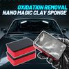 1~3 stuks Nano Magische Klei Sponzen Automobiel & Multi-Oppervlak Reiniging Natuurlijke Spons, Schuimkussen & Antislip EVA Autowas spons