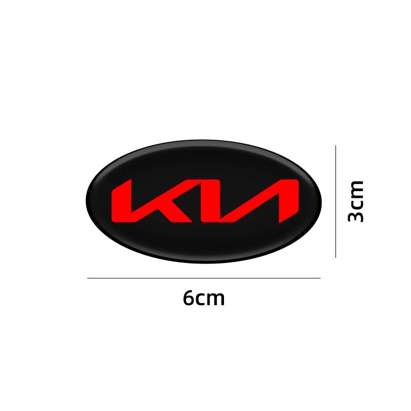 ACZ2 Car Steering Wheel Decoration Sticker Badge Auto Styling For Kia Rio Ceed Sportage Cerato Soul Decoration Accessories