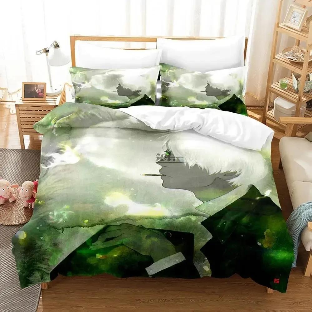 Mushishi Bedding Set Single Twin Printed Bed Set With Pillowcase Bed Duvet Cover Soft Single Double Queen Super King Size