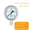Pressure Gauge Manometer 60mm Dial -0.1-1.6Mpa 0-40Mpa Pressure Meter Manometer M14*1..5 Water Oil Air Pressure Manometer
