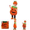 Vibrant Orange Pumpkin Fancy Dress For Children Halloween Celebration Events
