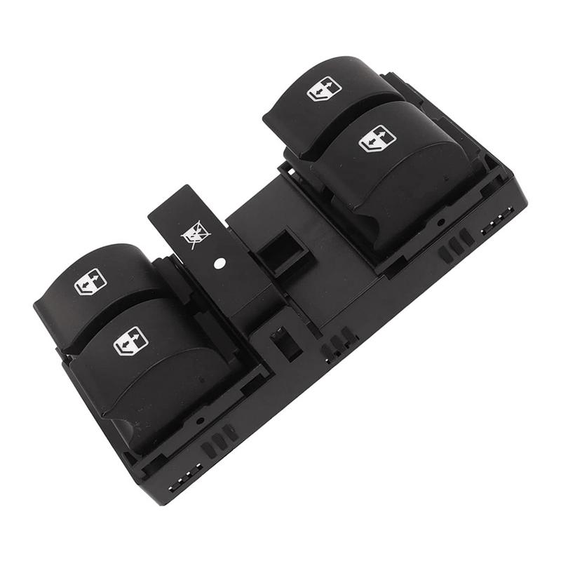 Power Window Switch Black Window Switch ABS Window Switch 735498686 Fit For Fiat Doblo 263 2009‑2018