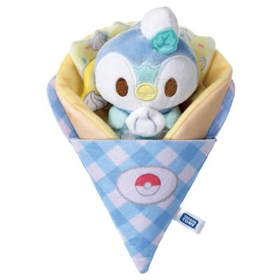 Pocket Monster Pokemon Poke Piece Kurukuru Crepe Plush Toy Piplup