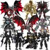 Titan Flying Dragon Drill Man Pencil Warrior Clock 4.0 CPU Tv Skibidi Toilet Building Blocks Bricks Toys For Kid Birthday Gift