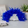 Wedding Dance Hand Fan Party Props Feather Foldings Fan for Woman Dance Fan