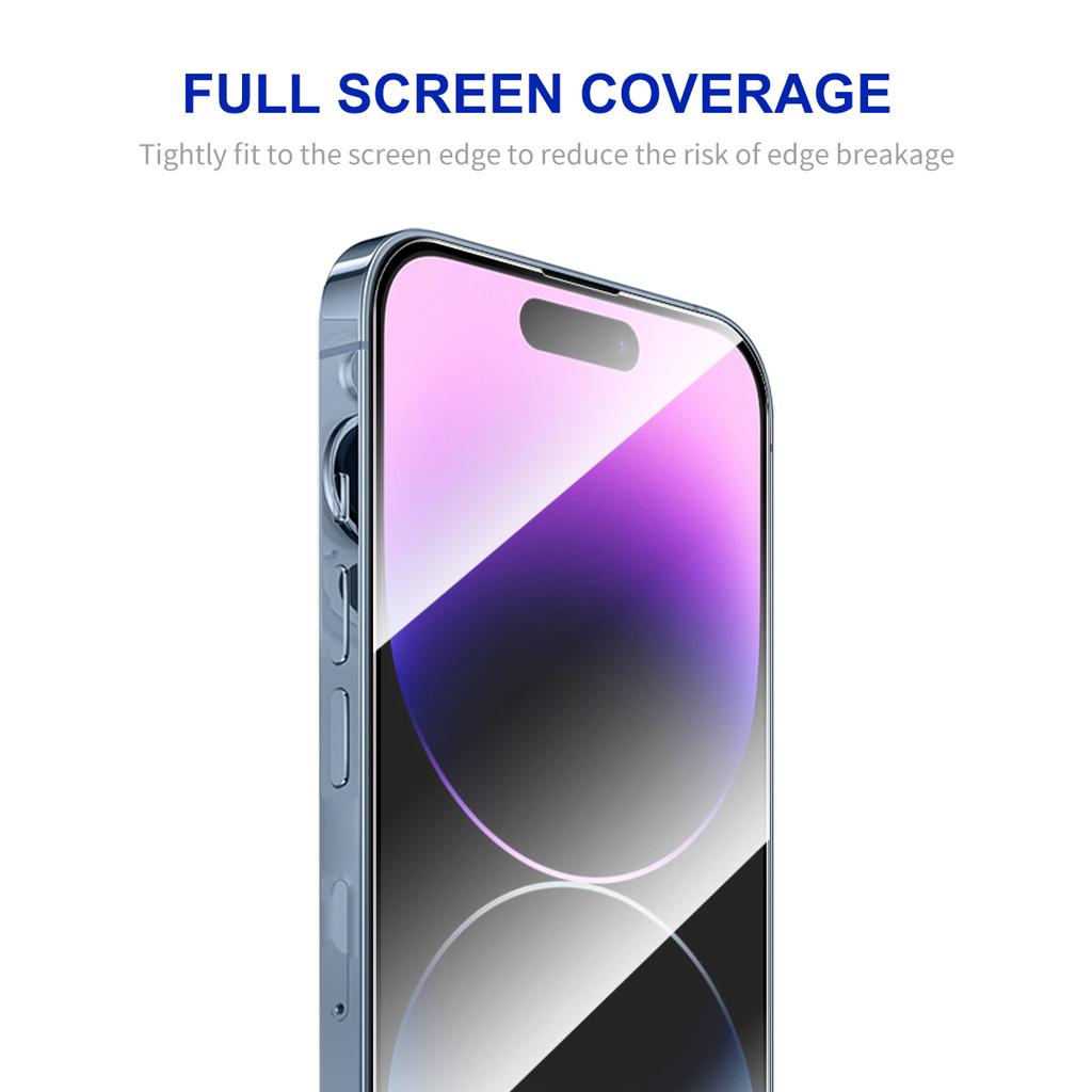 ENKAY HAT PRINCE Full Glue Screen Protector for iPhone 14 Pro Film Silk Printing