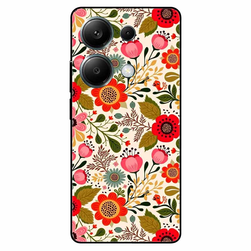 For Redmi Note 13 Pro 4G Case Global Silicon Fashion Space Wolf TPU Painted Coque Funda for Xiaomi Redmi Note 13Pro 4G Cover