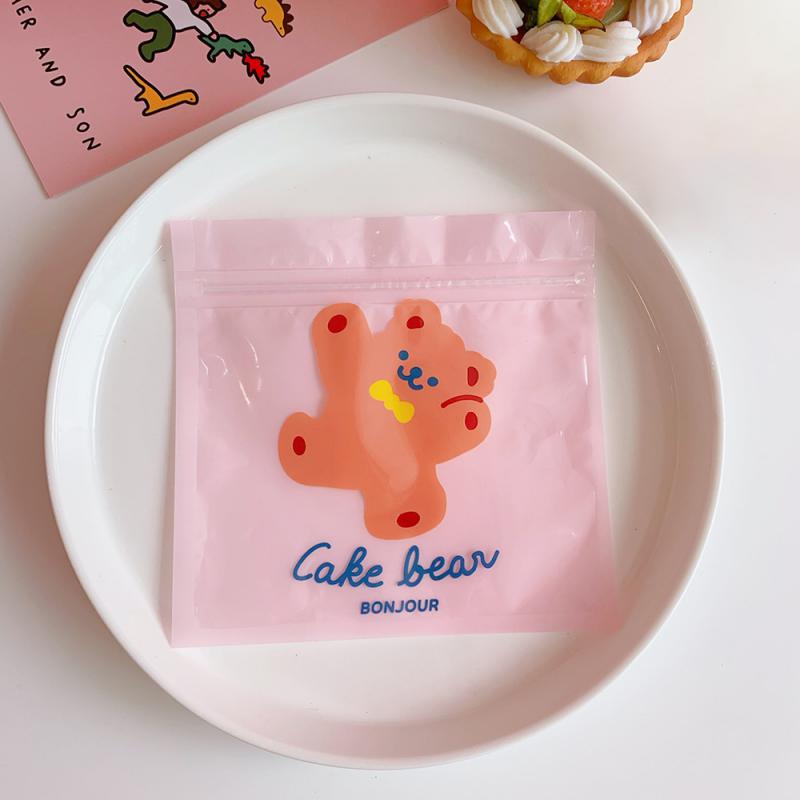 Food Storage Organizer Does Not Take Up Space Easy To Carry 13.5*13.5cm Plastic Cute Cartoon Snack Bag Creative And Cute 4.2g