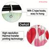 Watercolor Heart Shower Curtain Pink Red On Waterproof Polyester Bath Curtain With Hooks For Valentine'S Day Bathroom Decor