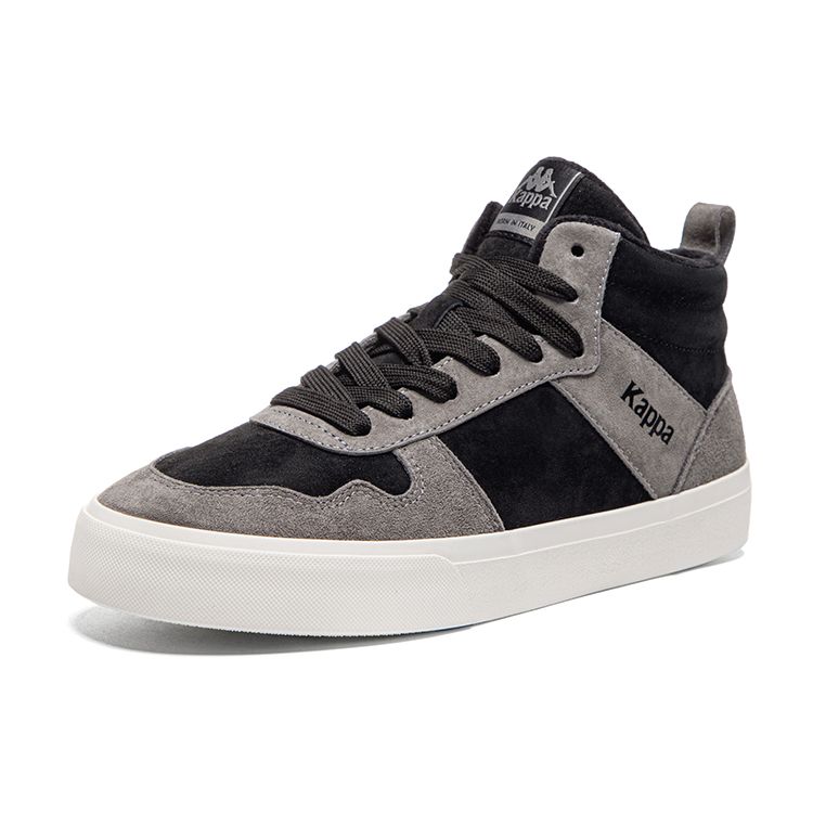 Kappa Fleece Lined Warm Non-Slip Durable High-Top Skate Shoes Unisex Sneakers Black K0DZ5CC55CJ1-990