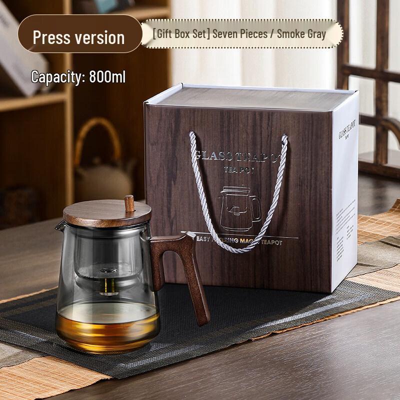 Star-Rated Heat-Resistant Glass Tea Maker