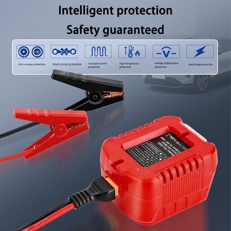 Heavy Duty Battery Jumper Cables Charging Adapter for 18V-20V Battery Car Jump Starting Battery Boosting Cable Accessori