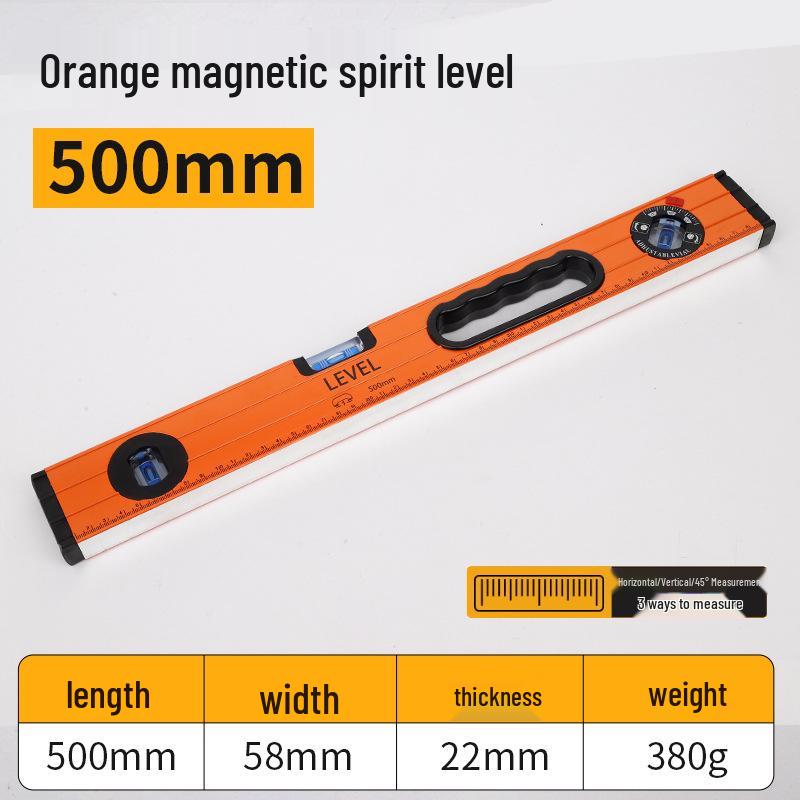 High-Precision Cast Aluminum Magnetic Spirit Level Measuring Tool