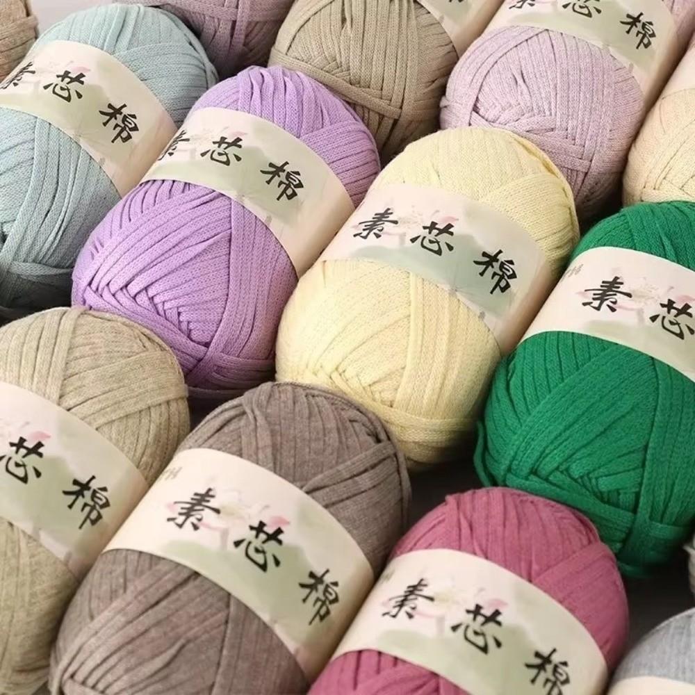 1Pc 200g Cloth Strip Line Hand Knitting Crochet Thread Craft Yarn Knit Thread  Hand Knitting
