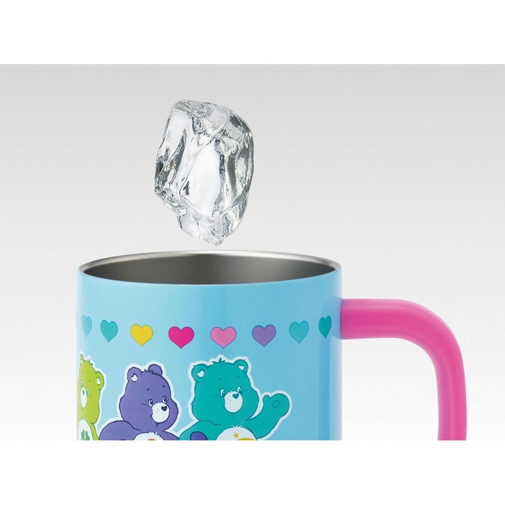 Skater Vacuum Insulated Stainless Steel Mug with Care Bears Skate Lid, 330ml, Design, STMG4N-A