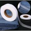 Iron-On Hemming Tape, Double-Sided Fusible Interfacing, Heat Fabric Fusible Bonding Web, Without Non-Woven Hot Melt Adhesive Cloth for Clothing