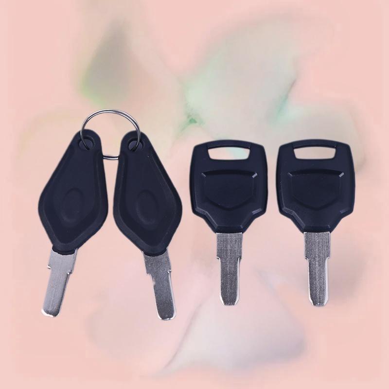 Pair of Disc Detainer Lock Key Blank; DMS Motorbike Storage Trunk Embryo Locksmith Tool Parts