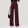 Women's High-Waist Drapey Wide-Leg Trousers