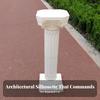 Römische Säule mit kannelierter Säulenschaft Klassischer Hochzeitsdurchgang Sockel Elegant
