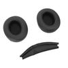 Zamienne nauszniki z osłoną pałąka na głowę do słuchawek WH XB910N Skóra proteinowa Pianka z pamięcią Gąbka Nauszniki do słuchawek