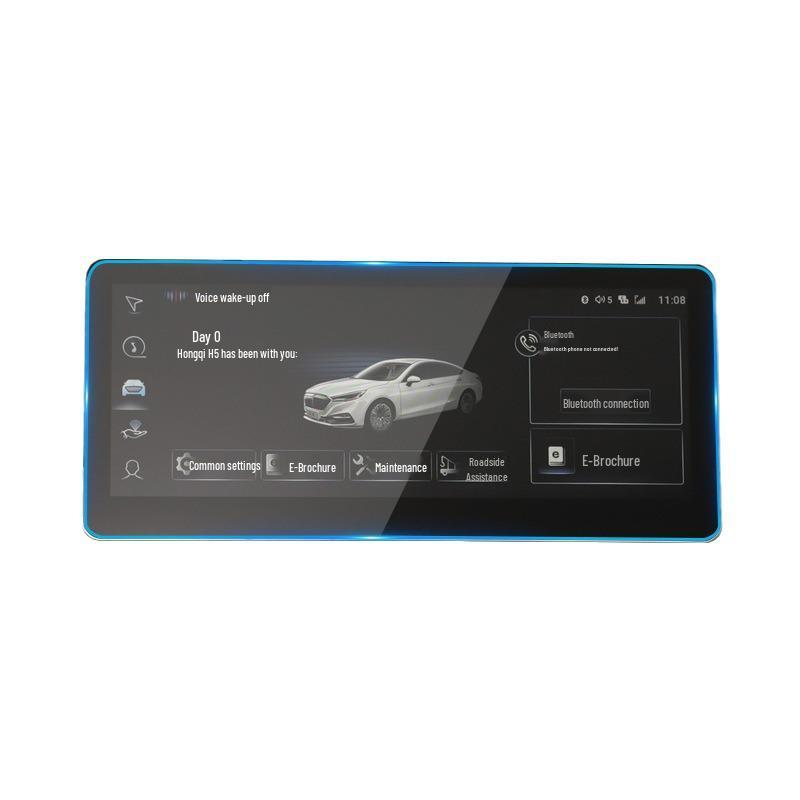 Tempered Navigation Screen Protector for Hongqi HS5, H5, and EQM5 Center Console